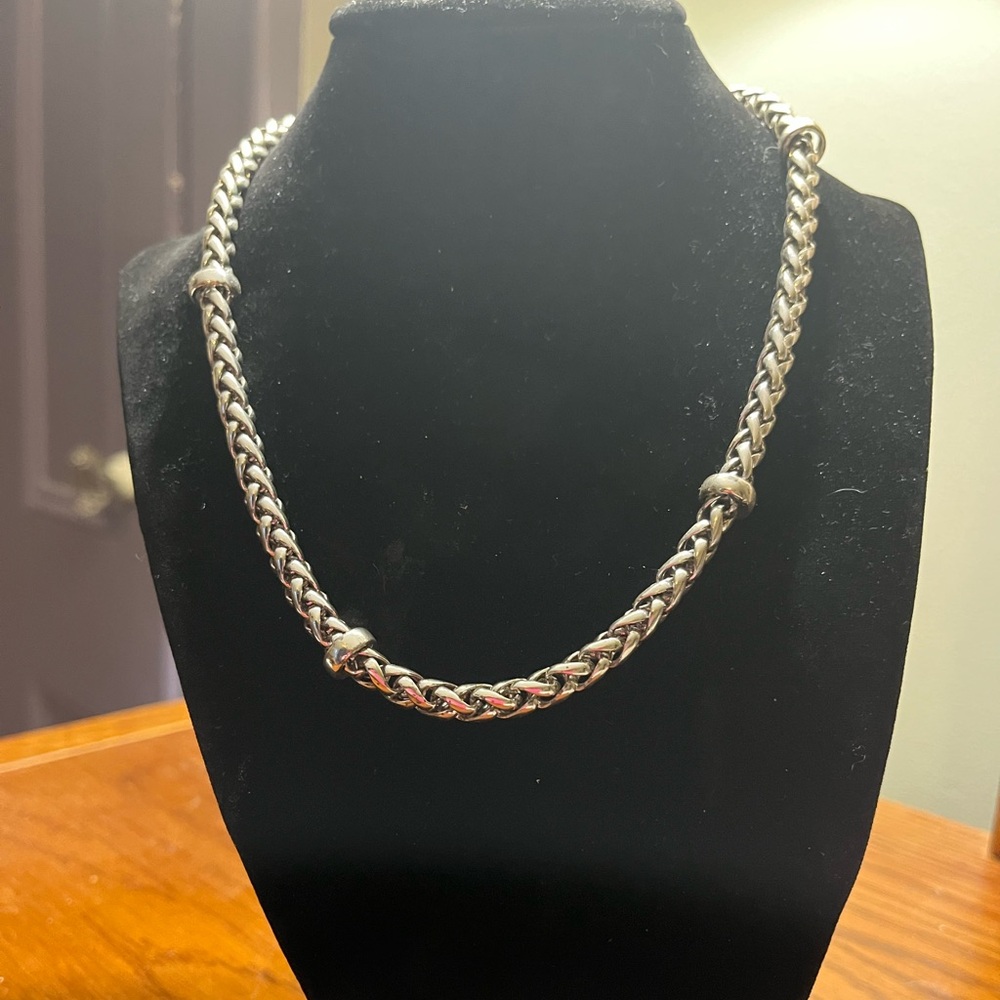 Elegant Silver Chain Necklace